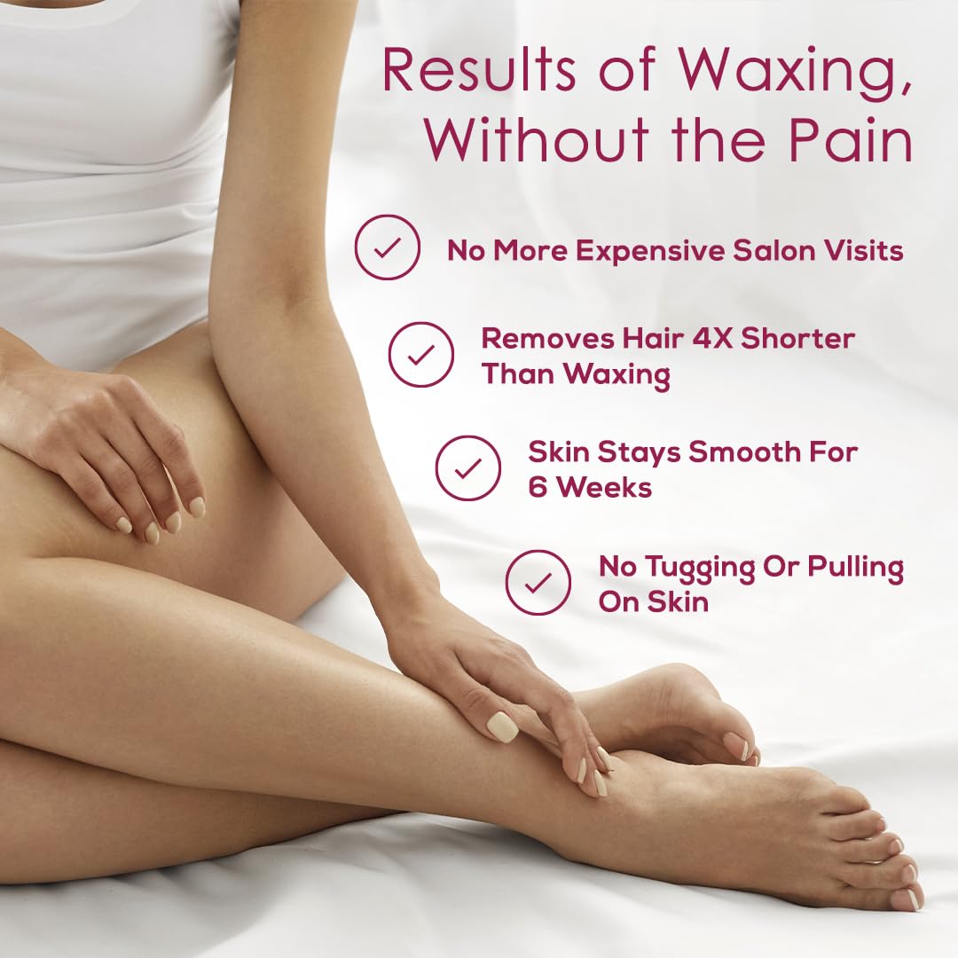Glabrous Skin Epilator soft skin result after use.