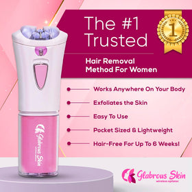 Glabrous Skin Epilator travel case ready for on-the-go grooming.