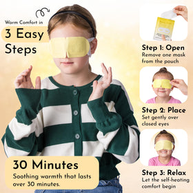 GlamBaby Warmy Winks soft fabric covering the eye area