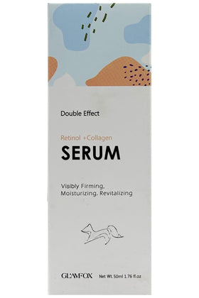 Glamfox serum being applied with a lightweight, non-greasy finish