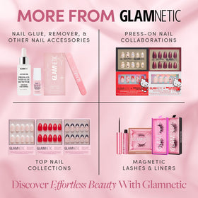 Glamnetic easy removal with warm water soak for gentle cleanup.