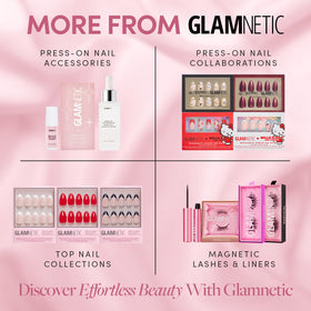Glamnetic Terra alcohol pad for clean prep before application.