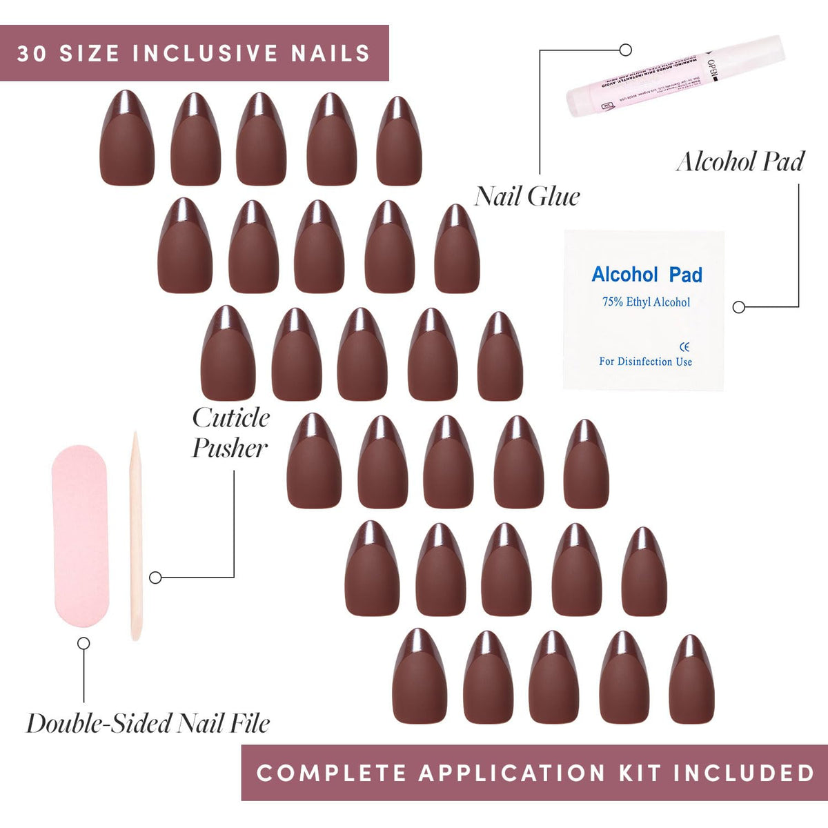 Glamnetic Terra nail glue and tools for secure, easy application.
