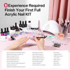 Glamonade kit contents laid out for a complete starter experience