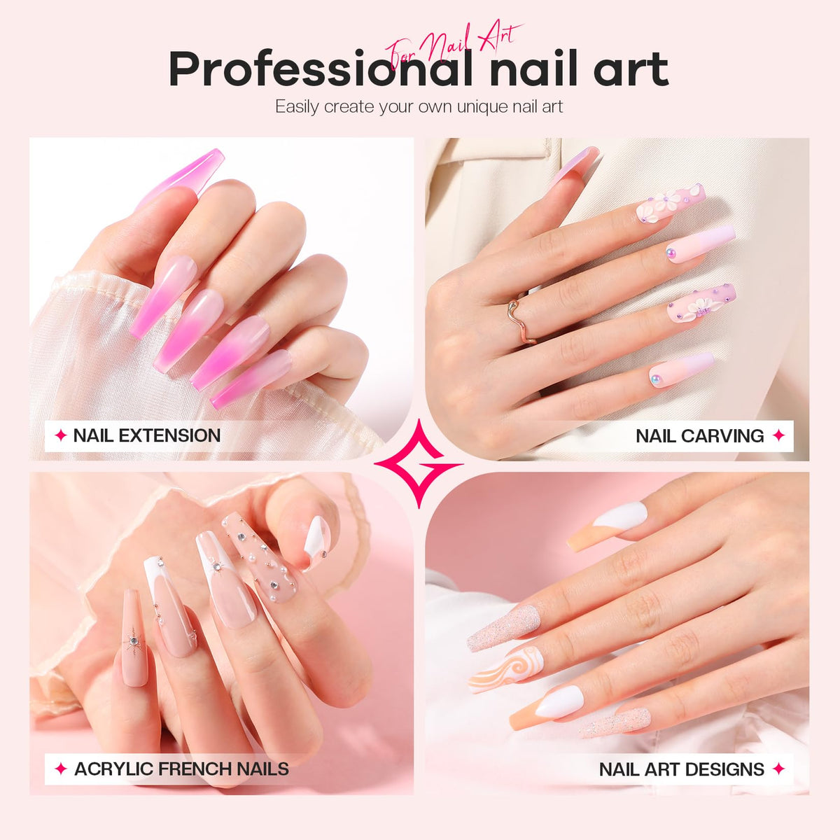 Glamonade at-home DIY manicure setup in action