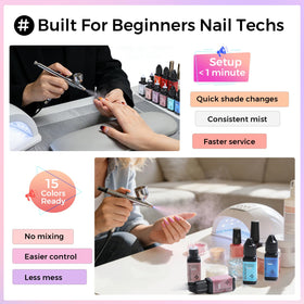 Glamonade beginner friendly nail application in practice