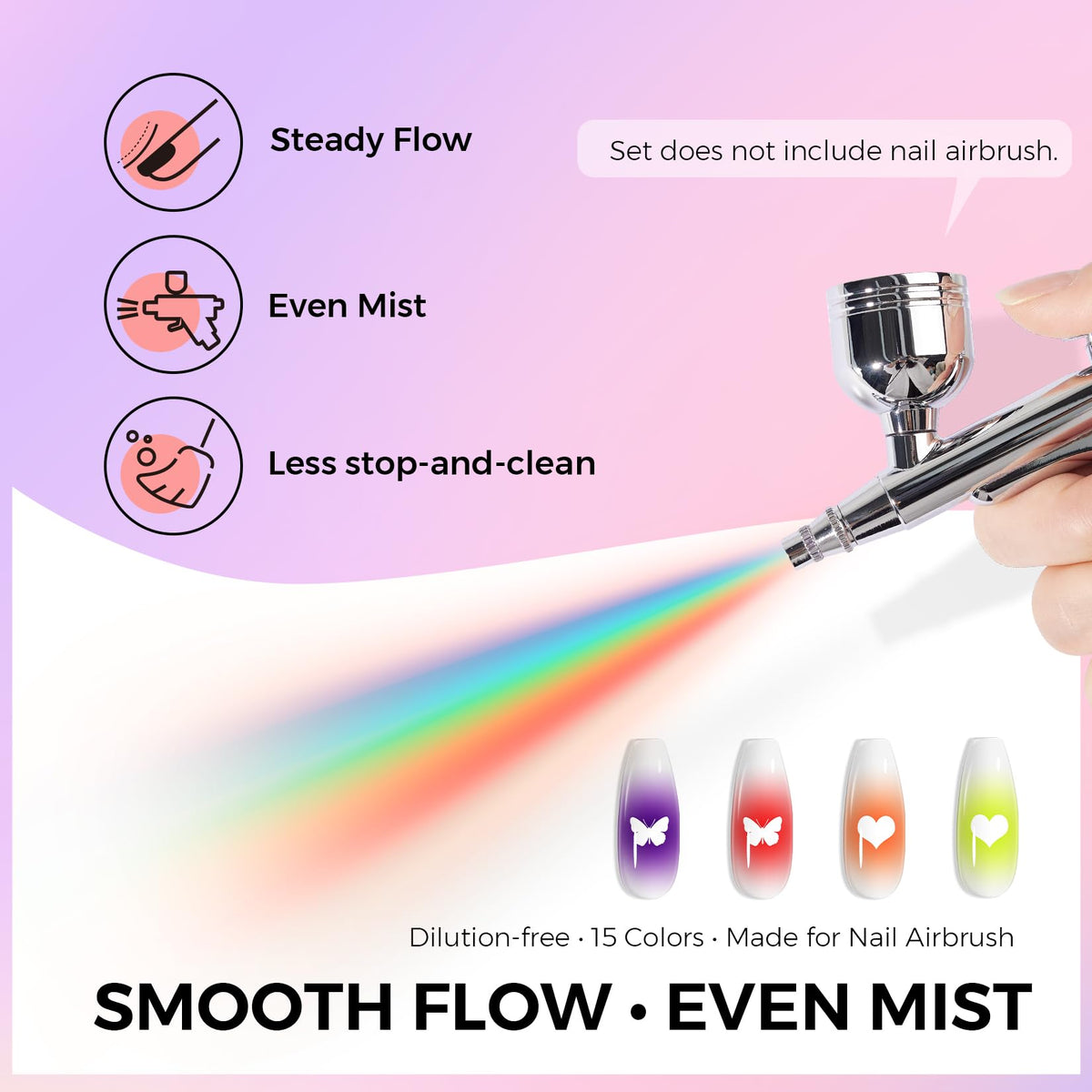Glamonade clean French nail design with precise tips