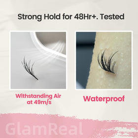 GlamReal 0.03MicroThin technology creates airy, lightweight volume.