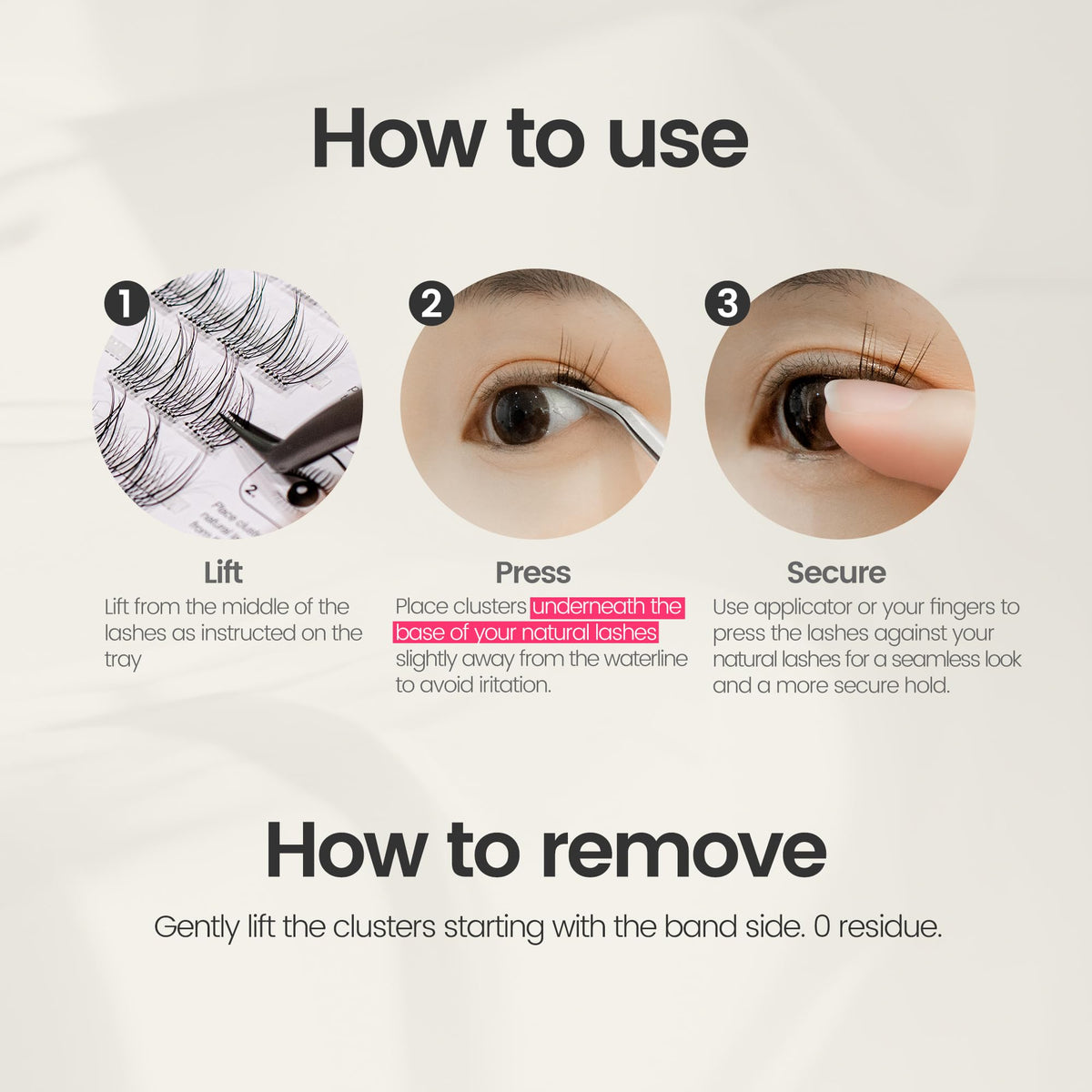 GlamReal manga-inspired lashes with long spikes and shorter fibers for fullness.