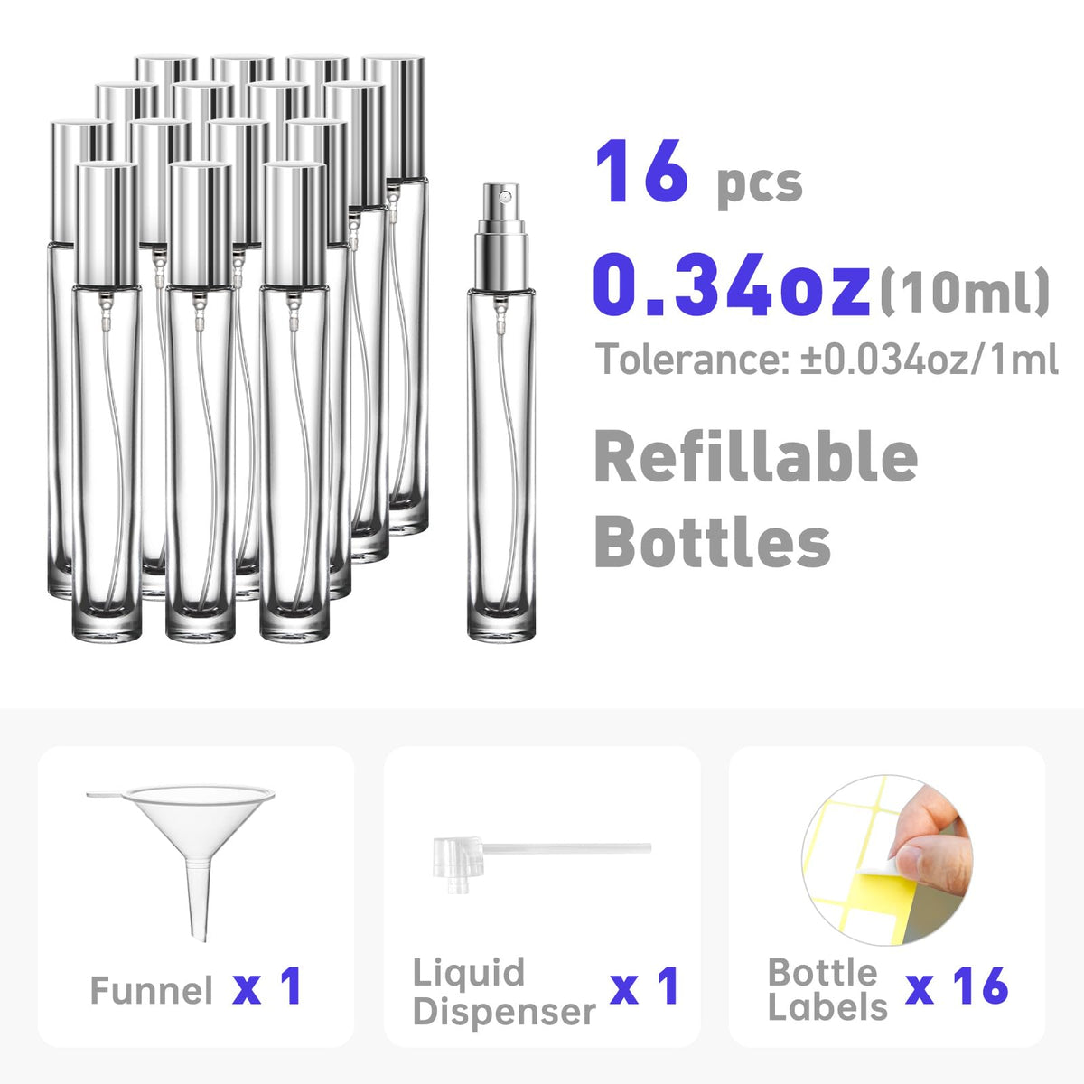 Glassfinity leak-proof bottle keeps scents secure during travel.
