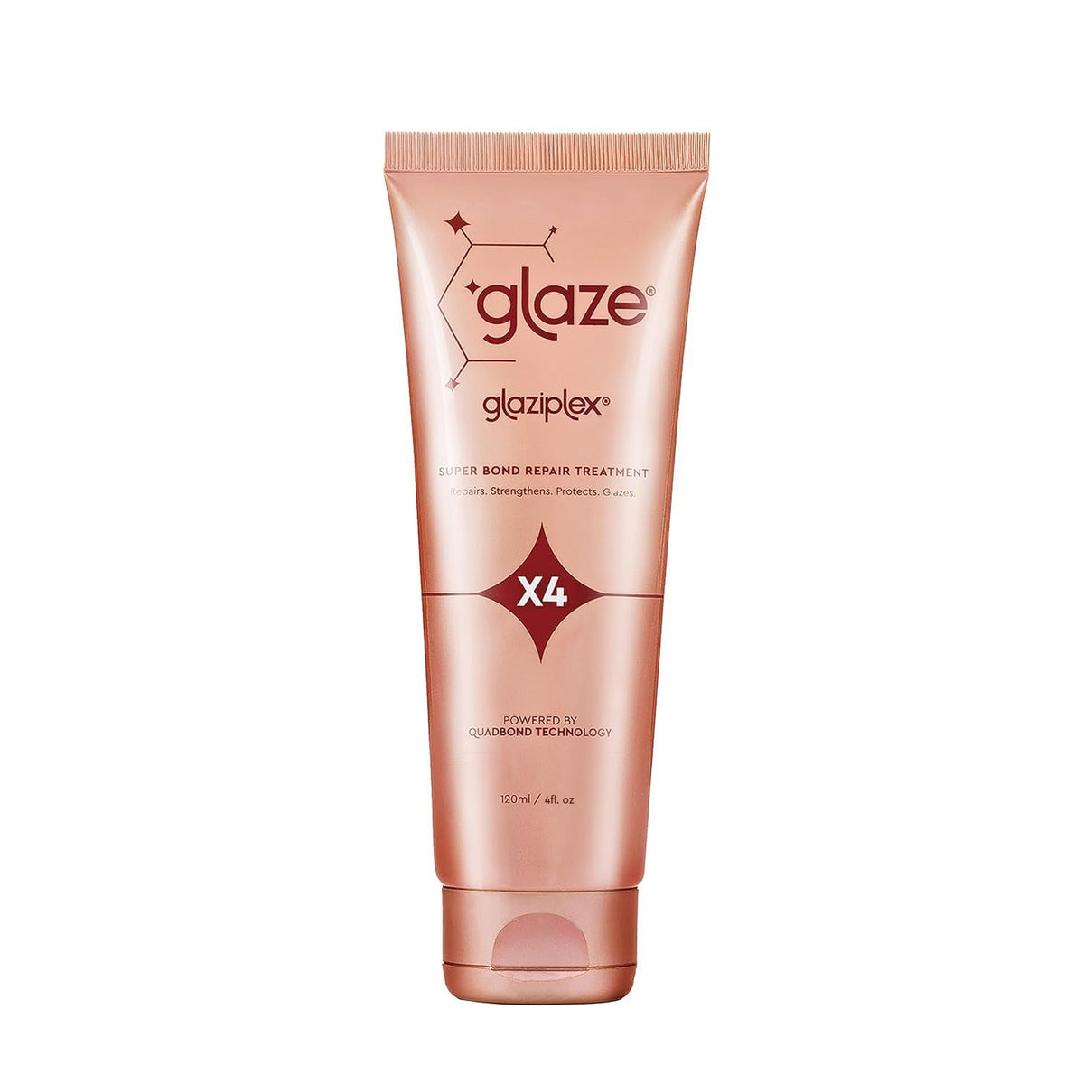 Glaze Glaziplex Bond bottle pour demonstrates at home bond repair readiness.