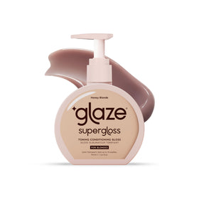 Glaze Super Gloss Honey Blonde pack shot shows vibrant color boost and shine.