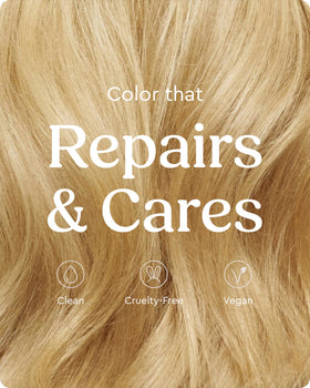 Glaze Supergloss warm blonde swatch showing enhanced tone.