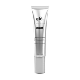 Gle Skincare Vitamin C Eye Serum bottle highlights brightening under-eye area.