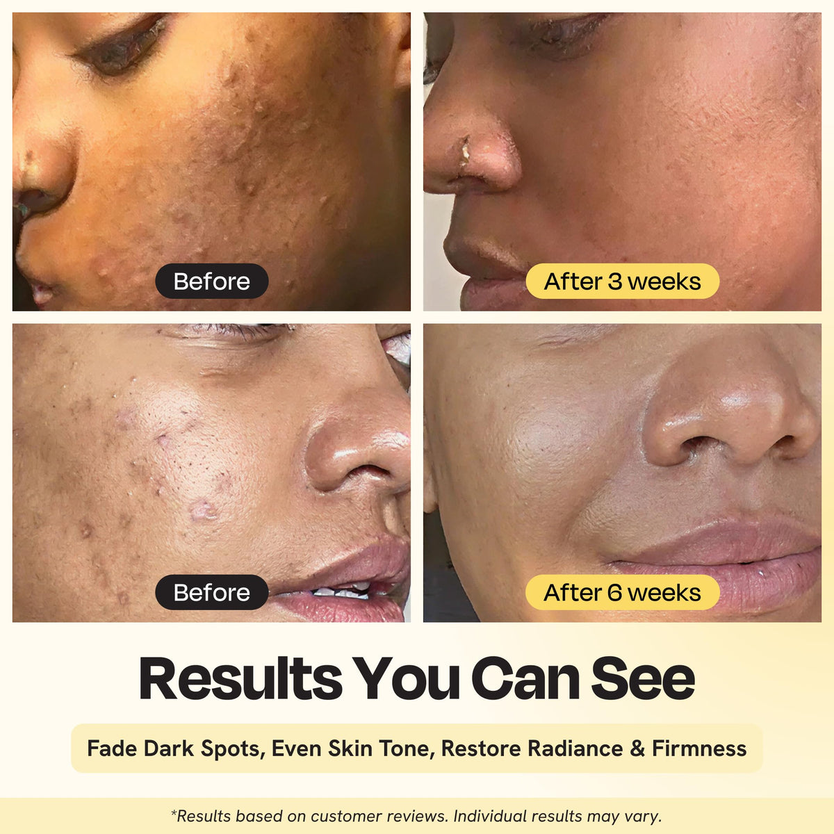 Gleamin Superactive Serum pump dispense demonstrates easy daily use