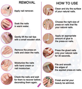 Gleamrain almond nails in mid-length almond shape suit any look.