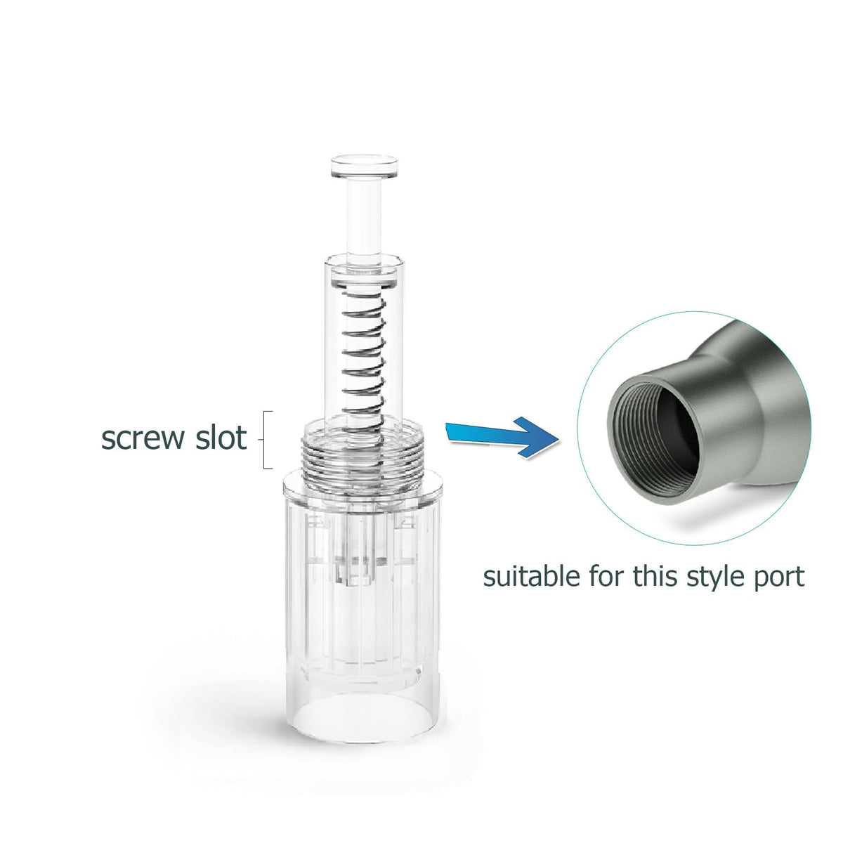 Glemme cartridge body translucent to monitor remaining ink