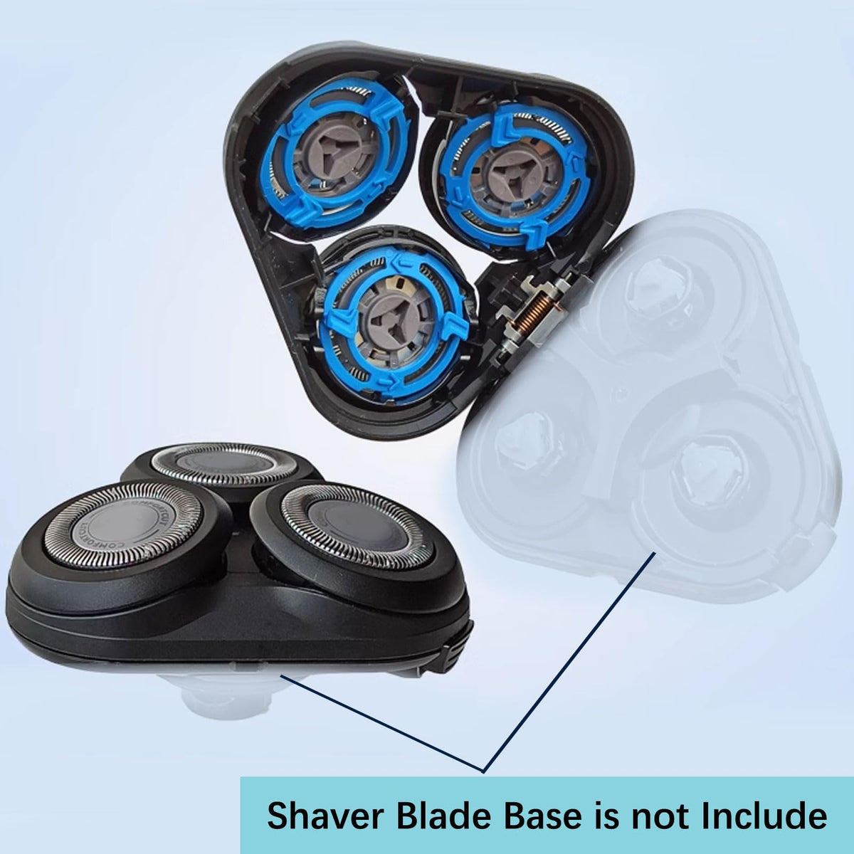 Gleway SH50 head easy install and removal for fast replacement