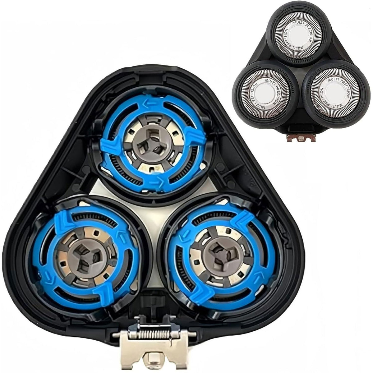 Gleway SH50 replacement head for round shell, compatible with Philips 5000 series for a smoother shave.