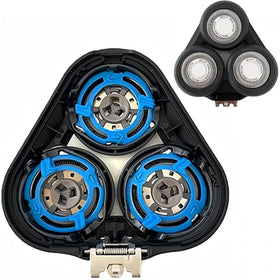 Gleway SH50 replacement head for round shell, compatible with Philips 5000 series for a smoother shave.