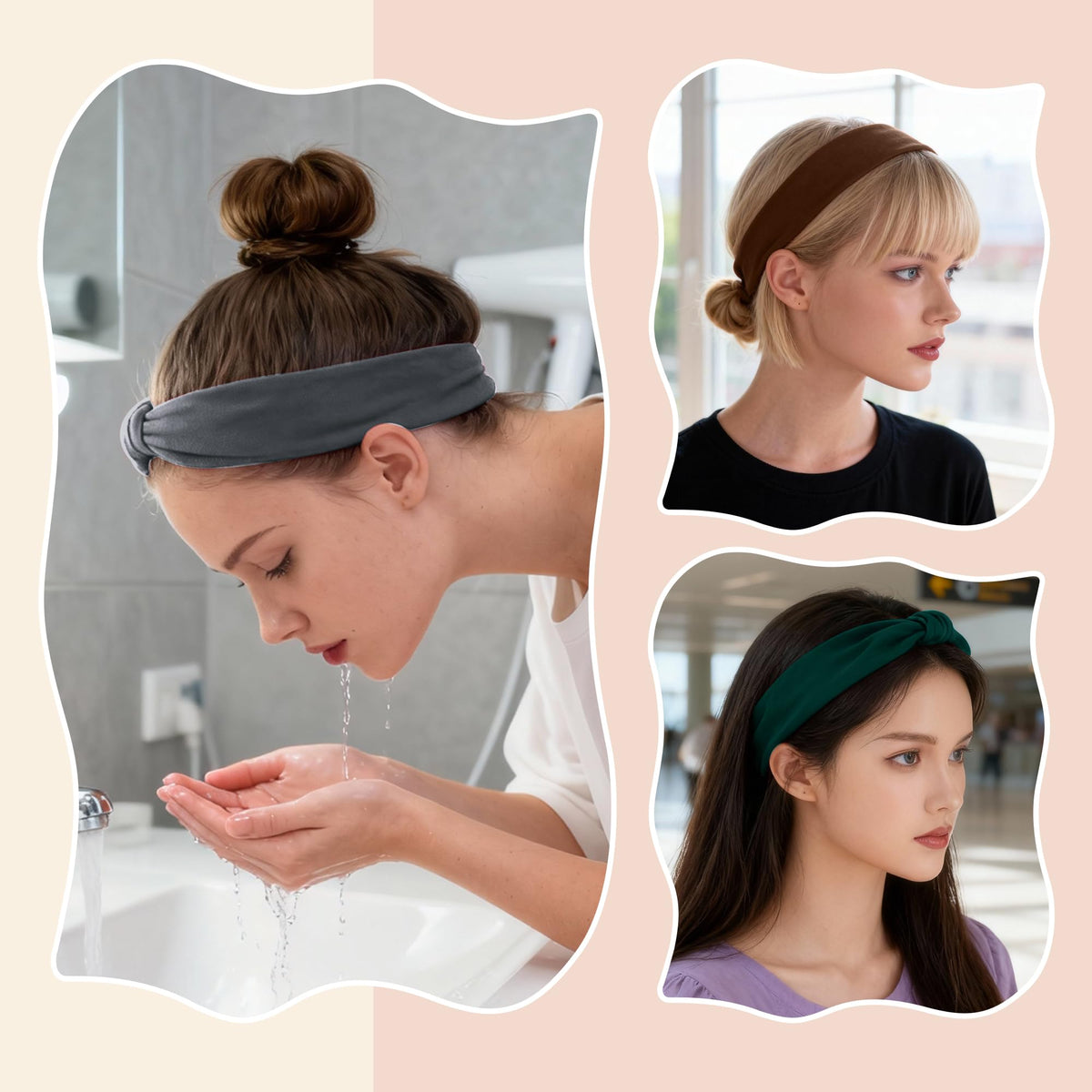 GLIDESMOOTH headbands easy-care fabric ensures durable daily use.