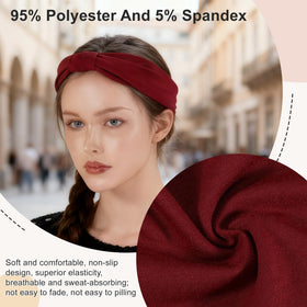 GLIDESMOOTH headbands moisture-wicking fabric helps you stay cool while active.