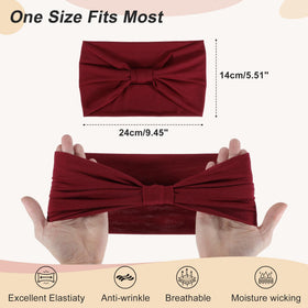 GLIDESMOOTH headbands non-slip wide-band keep hair in place through intense sessions.