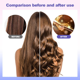 GLIGAM ceramic tourmaline surface reduces frizz and adds shine.