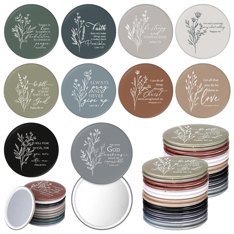 GlikCeil 40-piece pocket mirrors set for versatile gifting and daily use