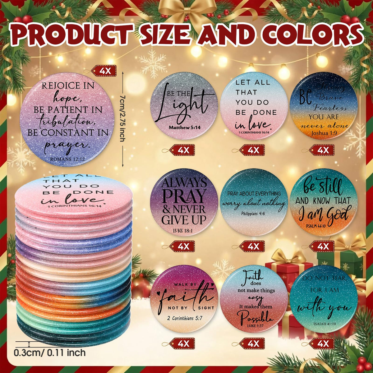 GlikCeil compact mirror designed for easy purse carry and quick checks.