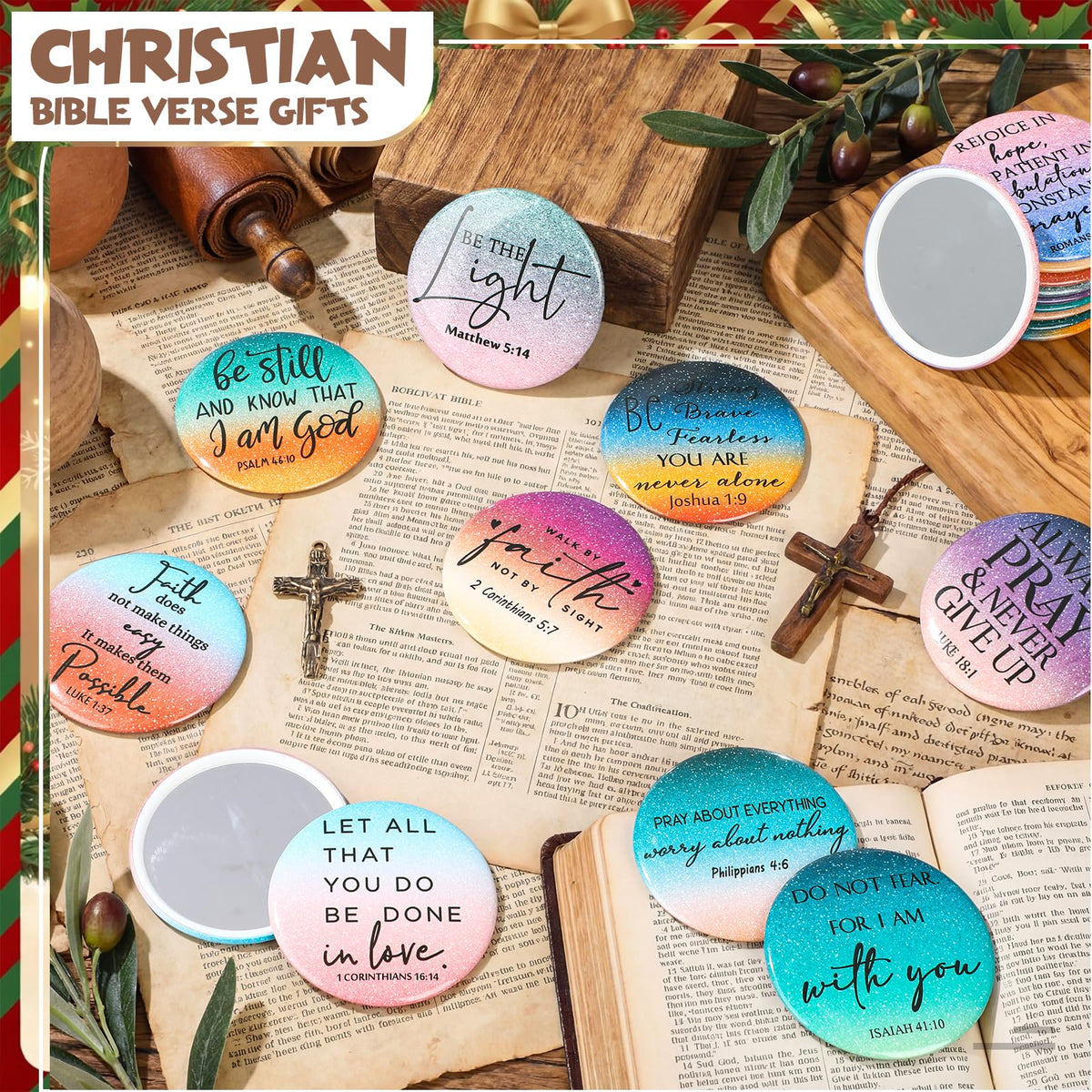 GlikCeil durable tinplate and plastic mirror for everyday use.
