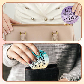 GlikCeil church gift mirror serves as a practical church event favor.