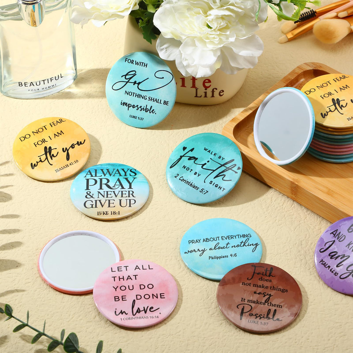 GlikCeil durable plastic tinplate mirror built for everyday reliability.