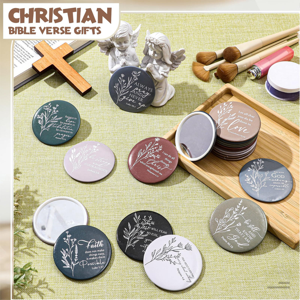 GlikCeil lightweight durable pocket mirror for everyday carry