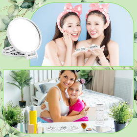 GlikCeil portable makeup mirror fits purse for on-the-go touch-ups
