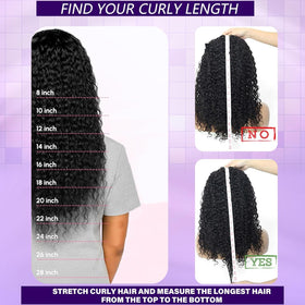 Glimeer half wig packaging includes cap, lashes, headband for complete kit
