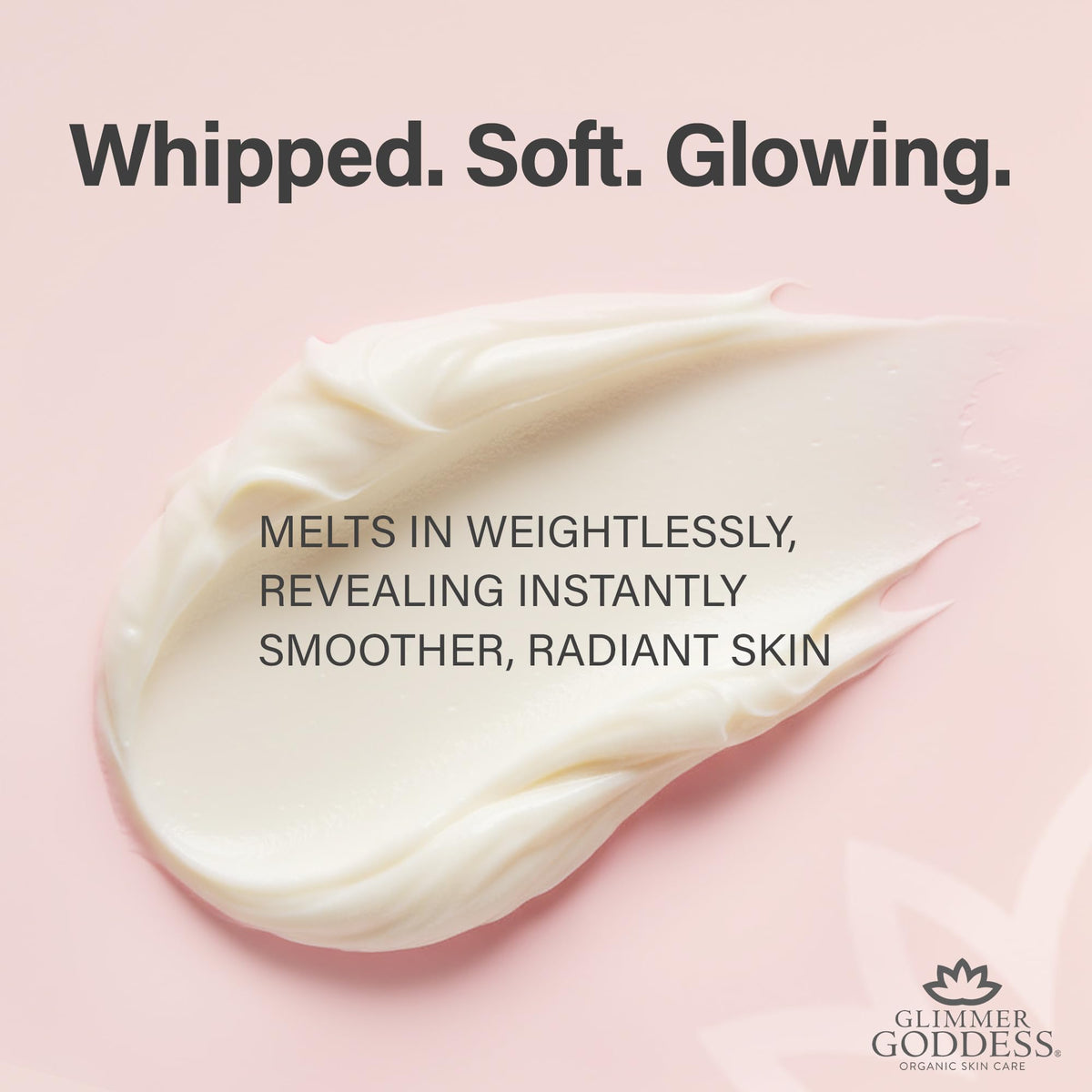 GLIMMER GODDESS fast absorption cream leaving no greasy residue