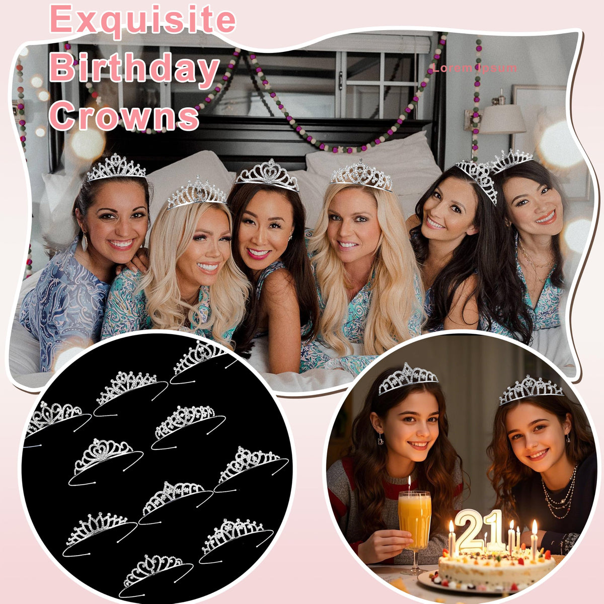 GLITJOY giftable tiaras for loved ones who love princess style