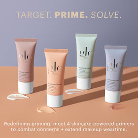 Glo Skin Beauty Blurring Primer applied under foundation for longevity