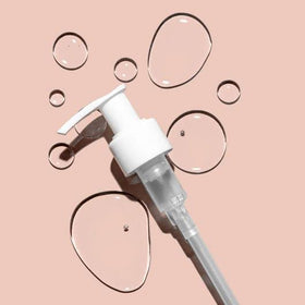 Glo Skin Beauty Hydra-Bright AHA Cleanser foam demonstrates gentle cleansing and exfoliation.