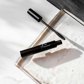 Glo Skin Beauty Lash Lengthening Mascara with vitamin B5 offers conditioning for lash health.