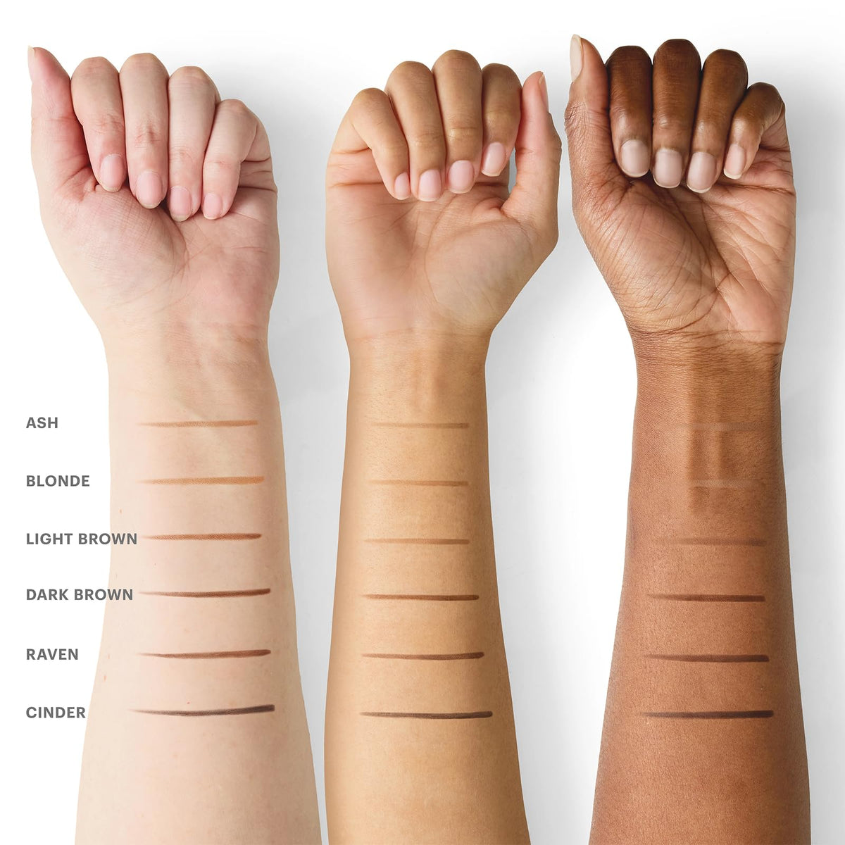 Glo Skin Beauty Precise Micro Browliner wear test demonstrating budge-resistance.