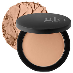 Glo Skin Beauty pressed base natural dark compact for a lightweight semi-matte finish.