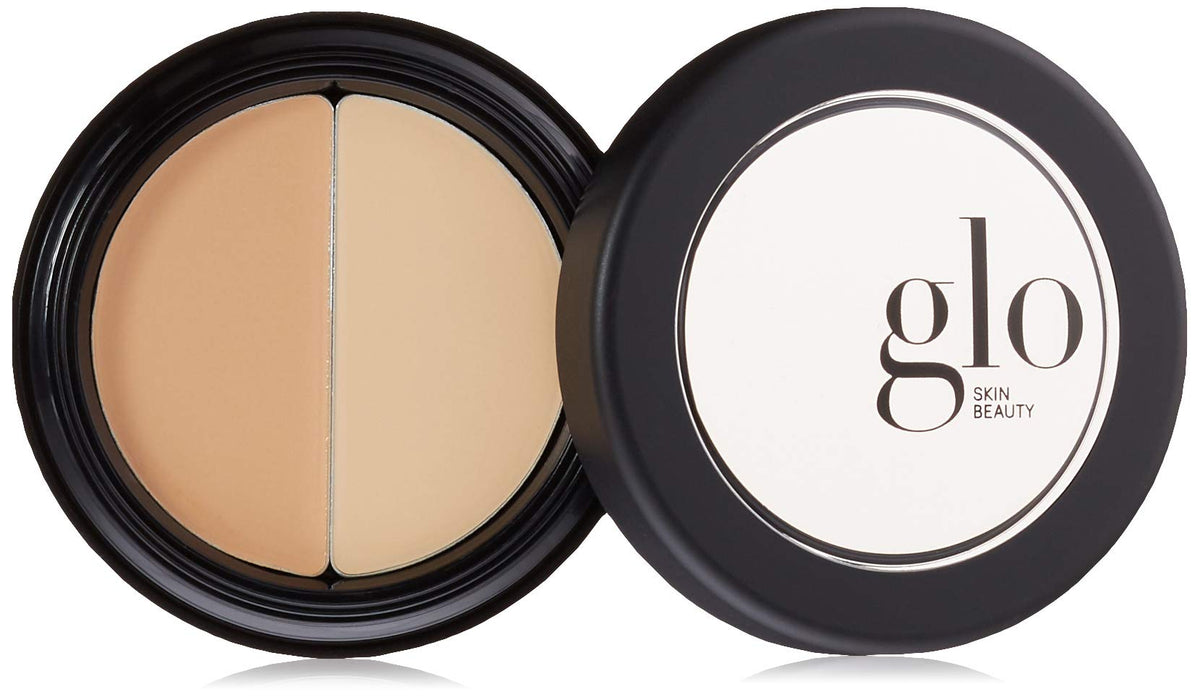 Glo Skin Beauty Under Eye Concealer Duo packaging showing dual shade options for blending