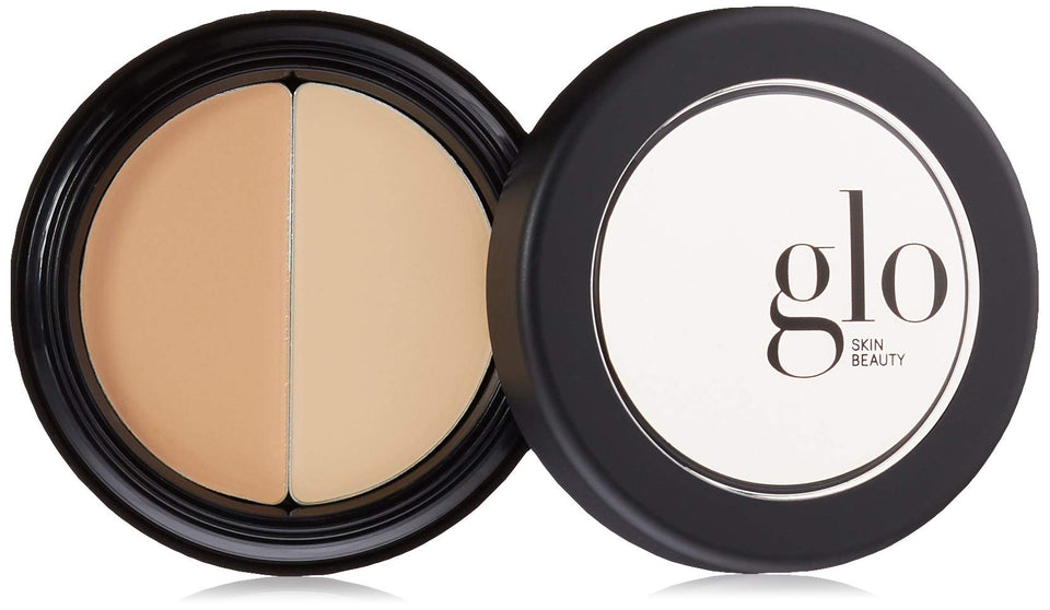 Glo Skin Beauty Under Eye Concealer Duo packaging showing dual shade options for blending