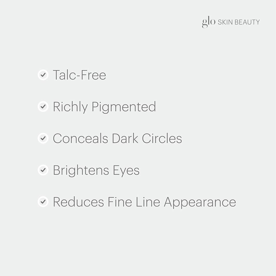 Glo Skin Beauty Under Eye Concealer Duo shade swatches illustrating color correction options