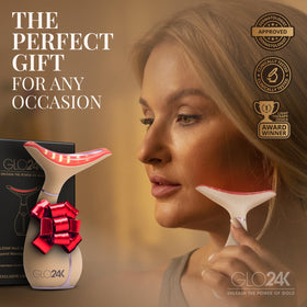 GLO24K sleek giftable design ideal for self-care gifting.