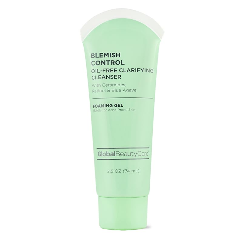 Global Beauty Care scrub jar highlighting pore clearing exfoliation for smoother skin