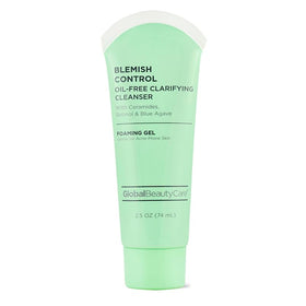 Global Beauty Care scrub jar highlighting pore clearing exfoliation for smoother skin