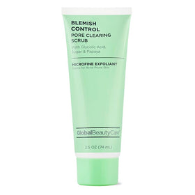 Global Beauty Care blemish treatment tube emphasizing brightening and even tone